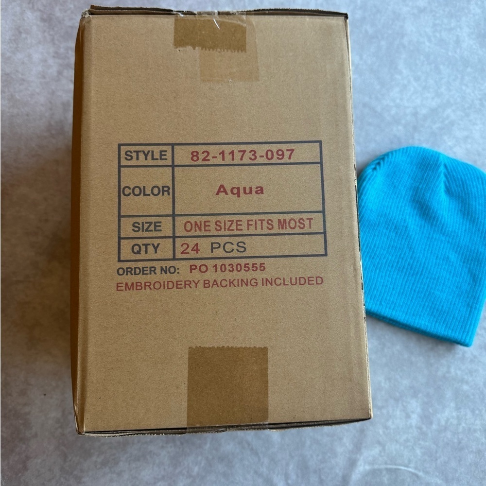 OTTO Aqua Beanie Set - Picture 6 of 7